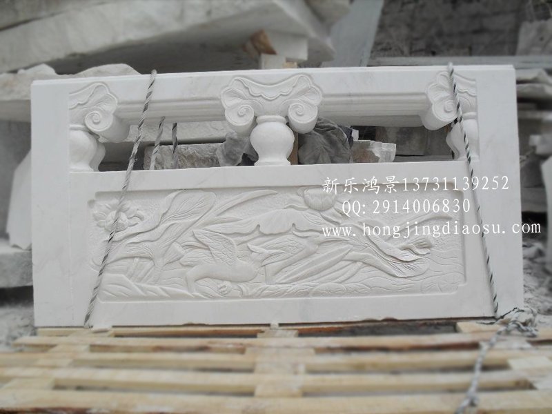 鴻景欄板廠家 石雕欄板 石材欄板 石橋欄板 大理石欄板